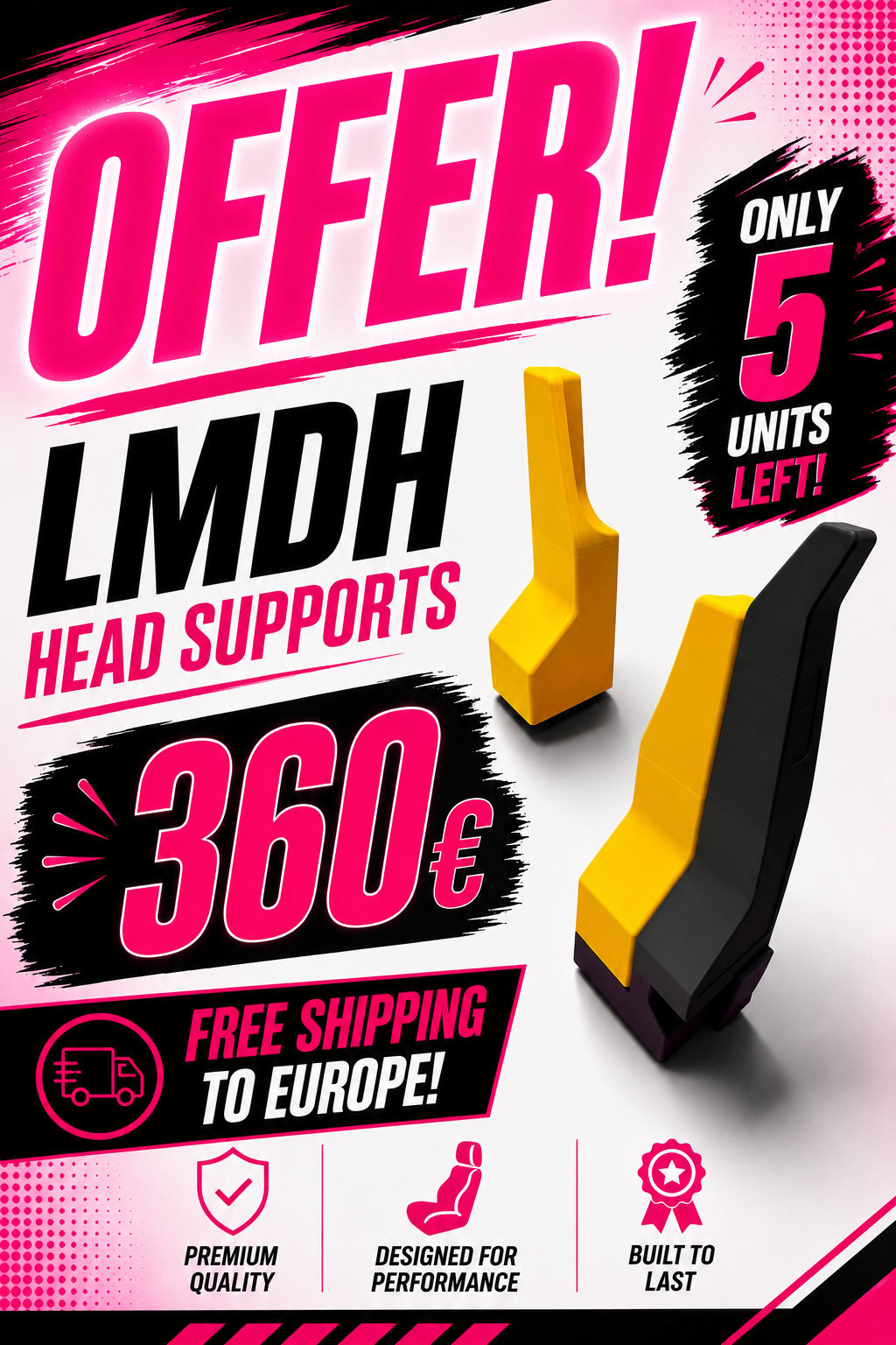 W LMDH HEAD SUPPORTS
